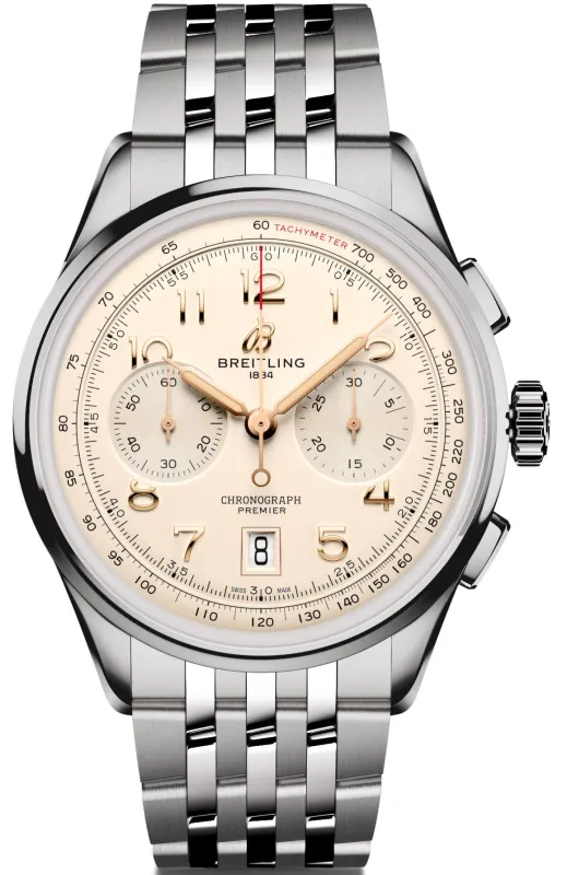 Breitling Pre-Owned Premier B01 Chronograph 42 Watch made by C.W. Sellors