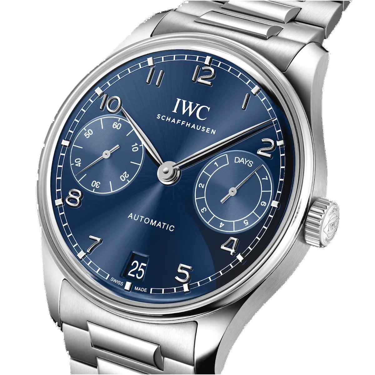 IWC Ex-Display Portugieser Automatic 42 Blue Watch sold by C.W. Sellors product image thumbnail 5