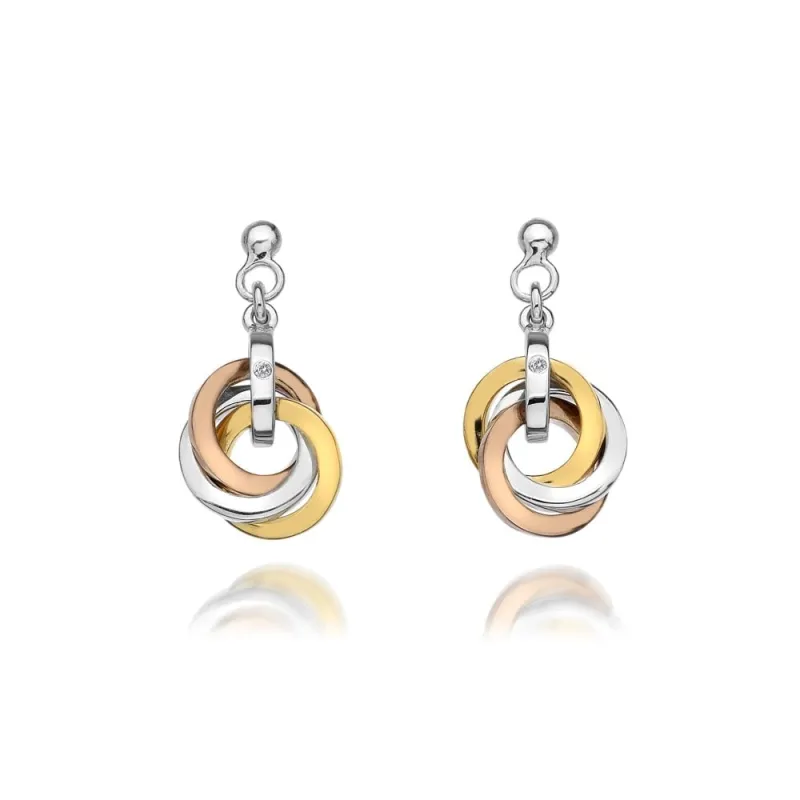 Hot Diamonds Gold Plated Sterling Silver Calm Earrings sold by C.W. Sellors