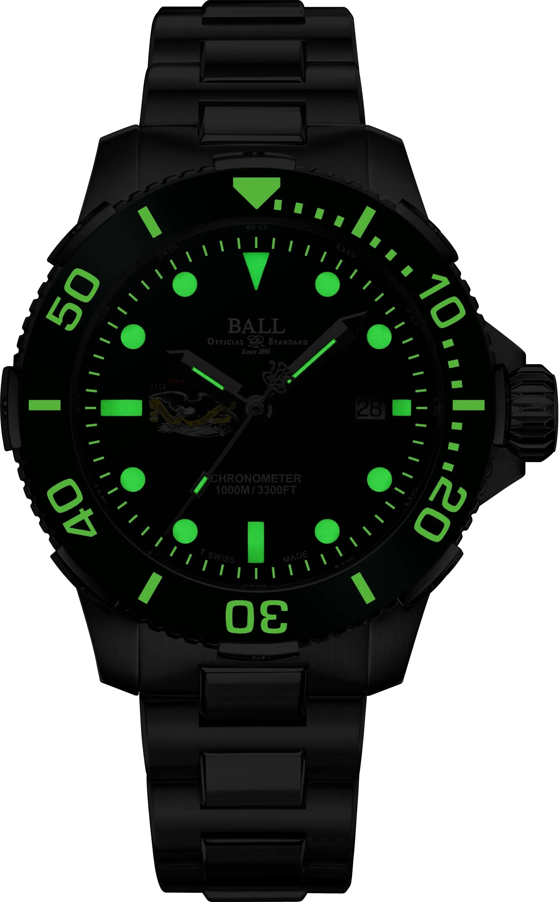 Ball Watch Company Engineer Hydrocarbon DeepQuest Protector Limited Edition Watch sold by C.W. Sellors product image thumbnail 2
