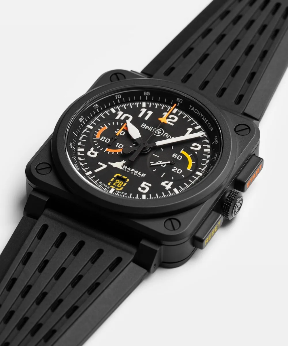 Bell & Ross BR 03 Chrono Rafale Solo Display Limited Edition Watch sold by C.W. Sellors product image thumbnail 3