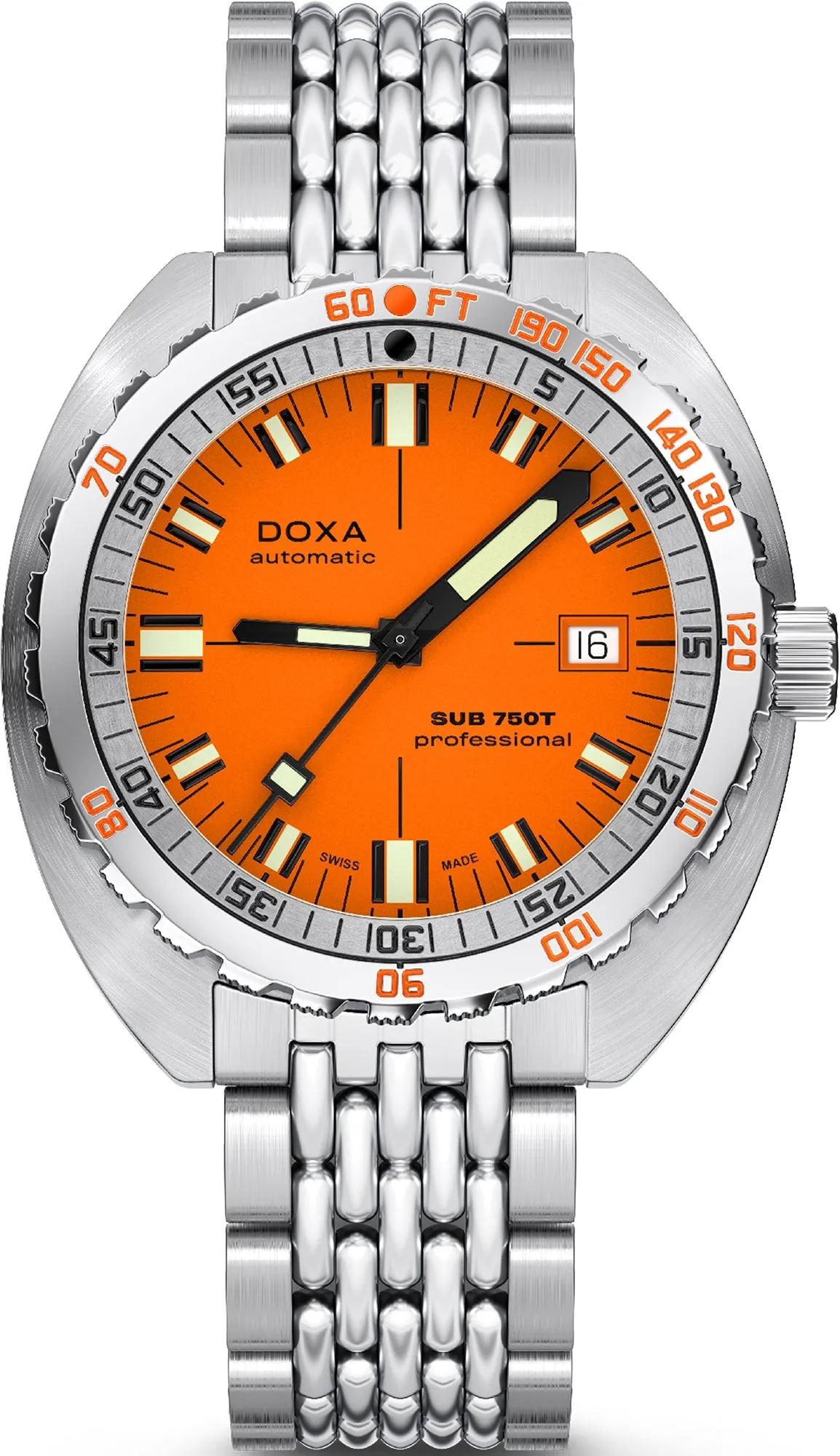 Doxa Sub 750T Professional Bracelet Watch sold by C.W. Sellors