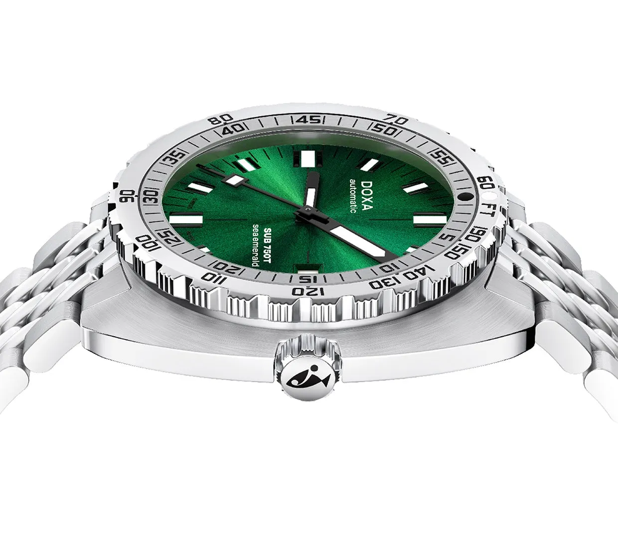 Doxa Sub 750T Sea Emerald Bracelet Watch sold by C.W. Sellors product image thumbnail 3