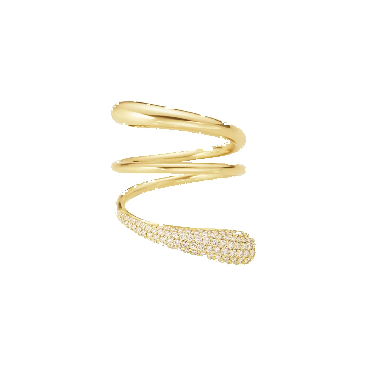 Georg Jensen Mercy 18ct Yellow Gold 0.49ct Diamond Ring sold by C.W. Sellors