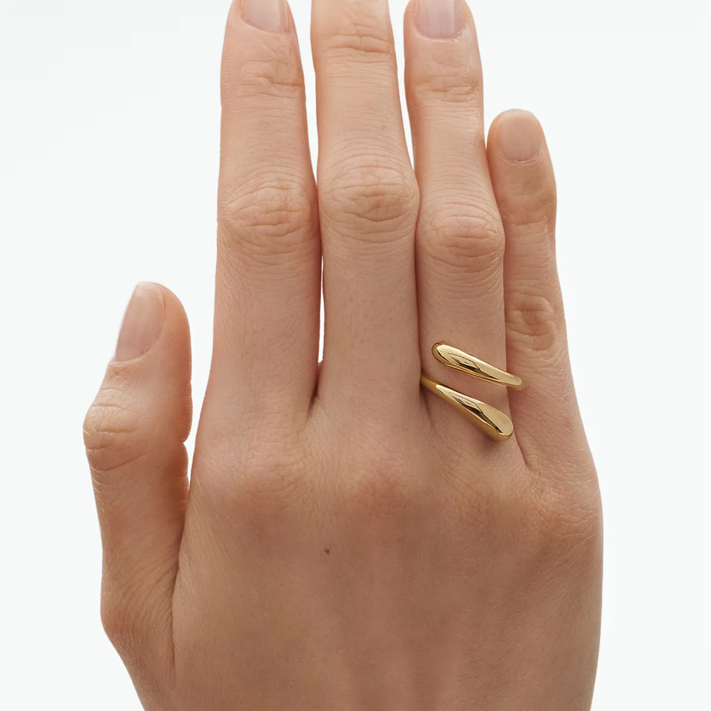 Georg Jensen Mercy 18ct Yellow Gold Ring sold by C.W. Sellors product image thumbnail 2