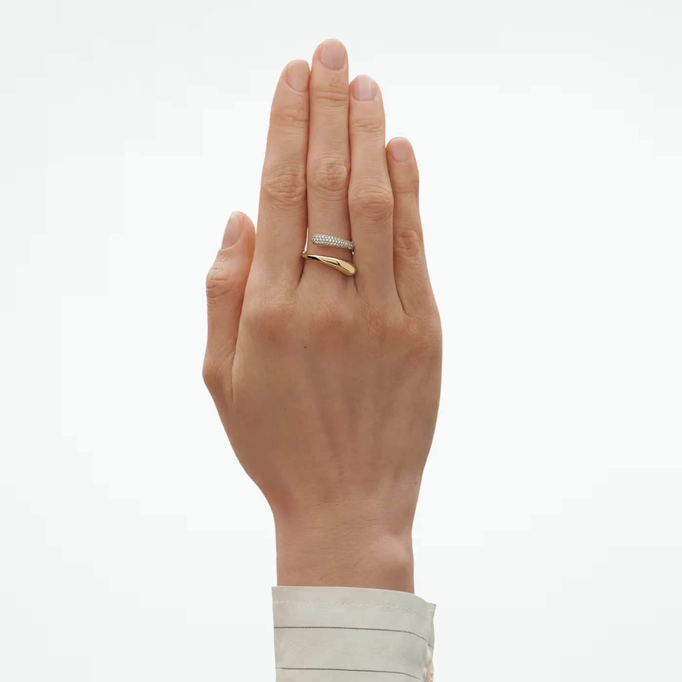 Georg Jensen Mercy 18ct Yellow Gold 0.37ct Diamond Ring sold by C.W. Sellors product image thumbnail 3