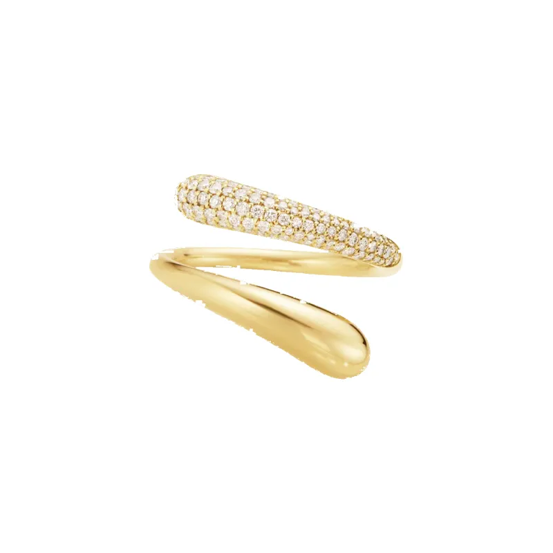 Georg Jensen Mercy 18ct Yellow Gold 0.37ct Diamond Ring sold by C.W. Sellors