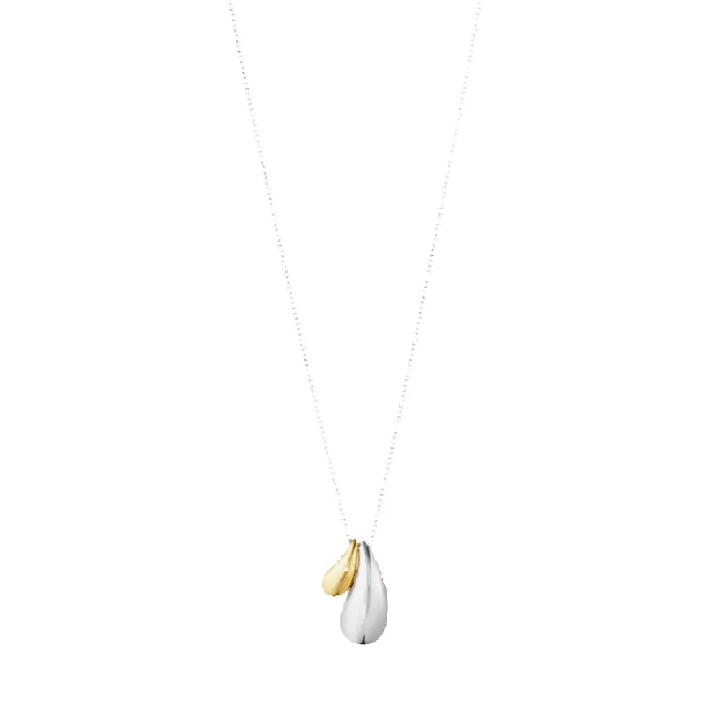 Georg Jensen Reflect 18ct Yellow Gold and Sterling Silver Pendant sold by C.W. Sellors