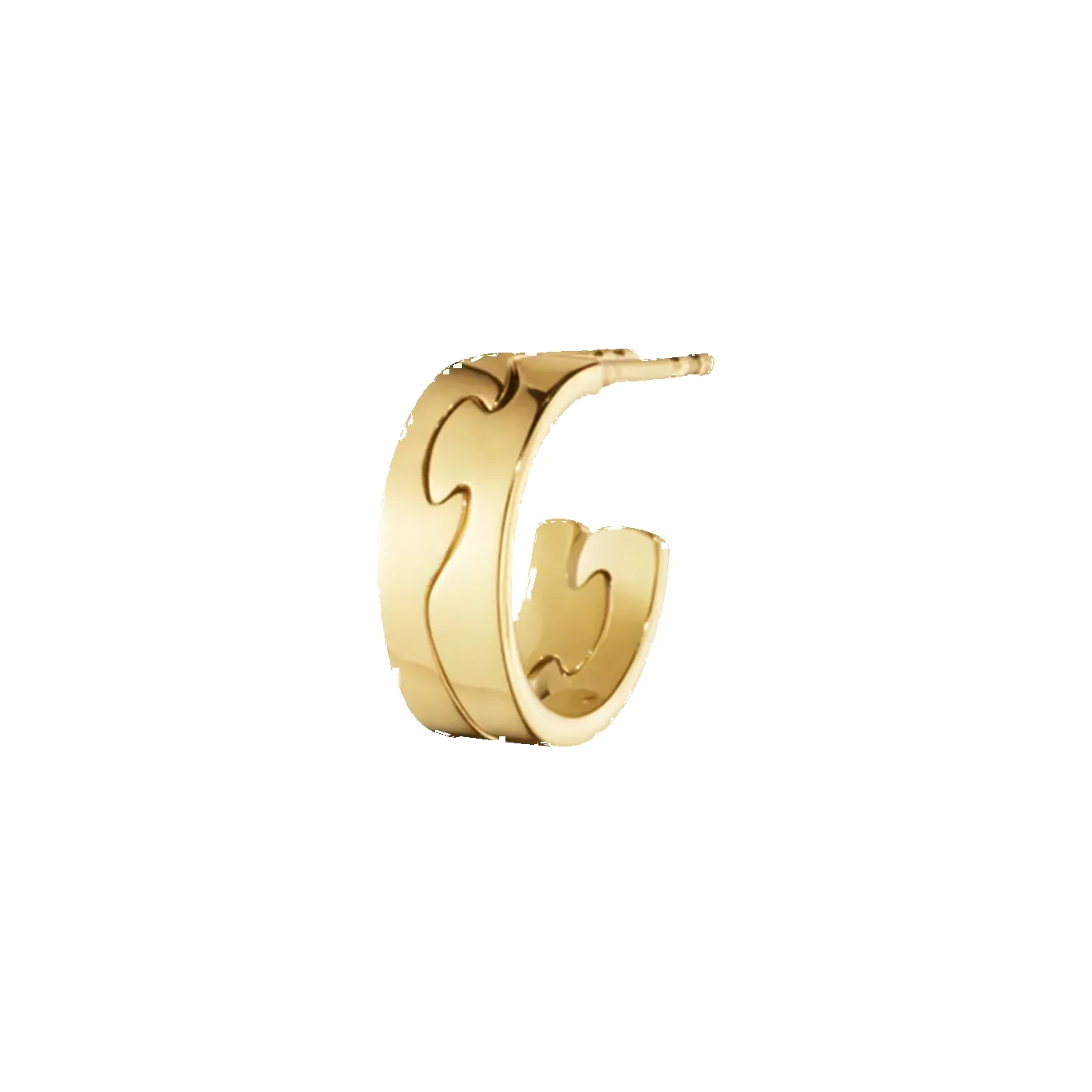 Georg Jensen Fusion 18ct Yellow Gold Small Hoop Earrings sold by C.W. Sellors product image thumbnail 2