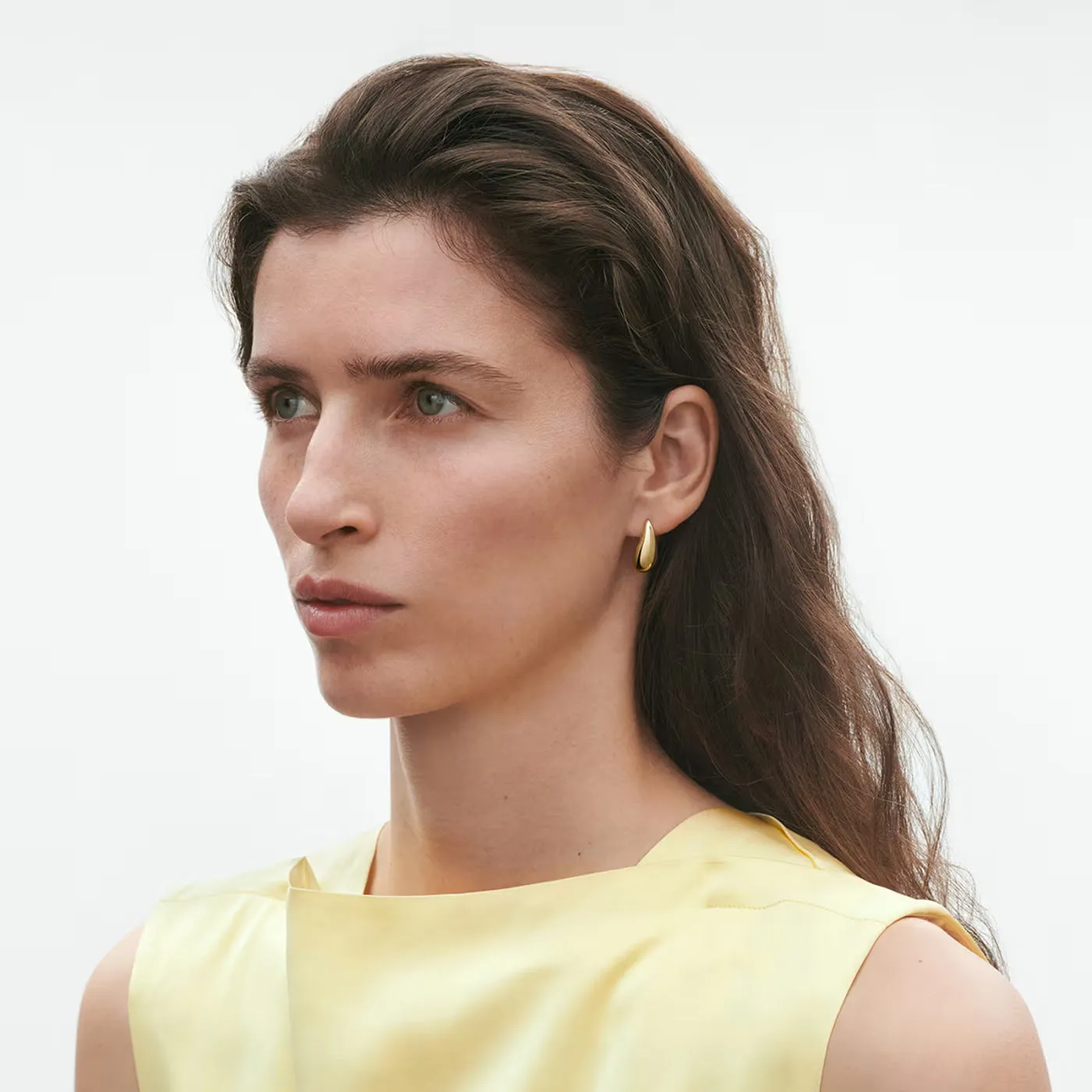 Georg Jensen Reflect 18ct Yellow Gold Earrings sold by C.W. Sellors product image thumbnail 4
