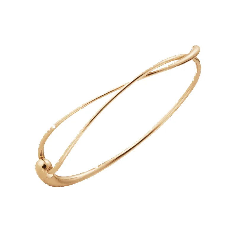 Georg Jensen Mercy 18ct Rose Gold Bangle made by Georg Jensen