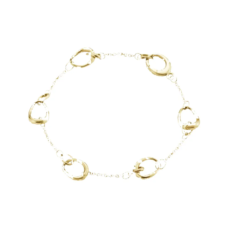 Georg Jensen Offspring 18ct Yellow Gold Bracelet made by Georg Jensen