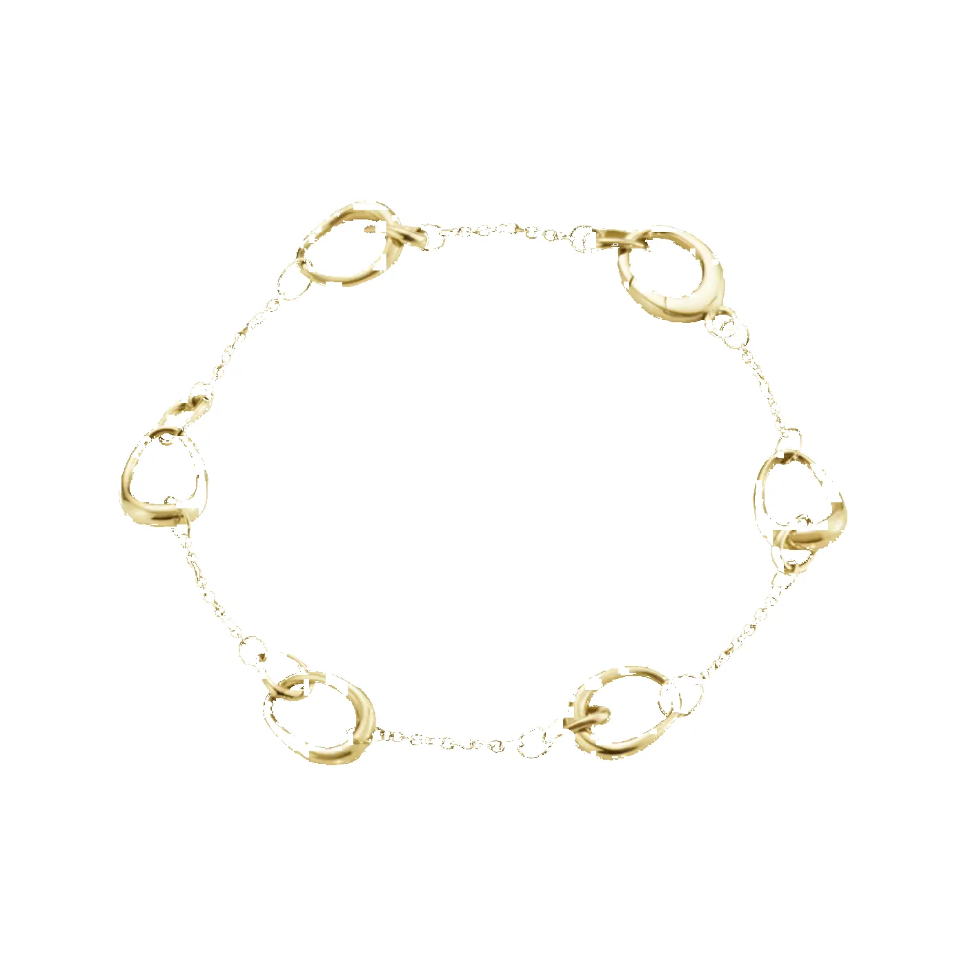 Georg Jensen Offspring 18ct Yellow Gold Bracelet sold by C.W. Sellors