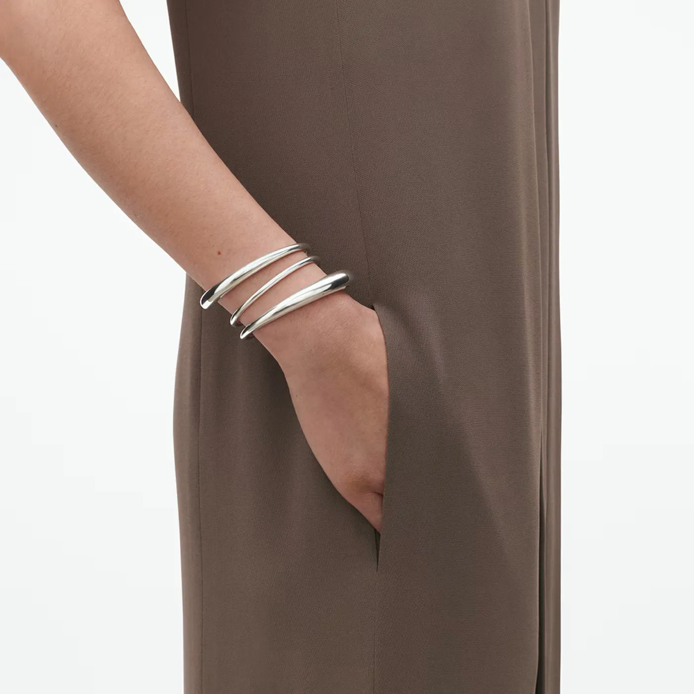 Georg Jensen Mercy Sterling Silver Bangle sold by C.W. Sellors product image thumbnail 3