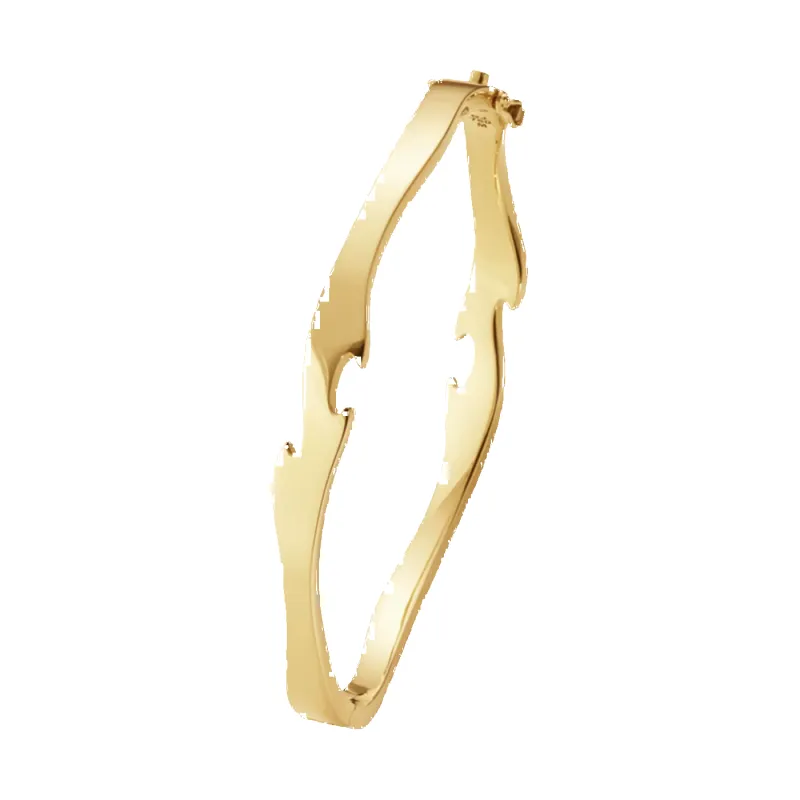 Georg Jensen Fusion 18ct Yellow Gold Bangle made by Georg Jensen