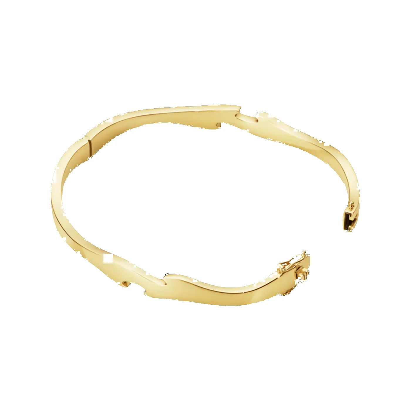 Georg Jensen Fusion 18ct Yellow Gold Bangle sold by C.W. Sellors product image thumbnail 2