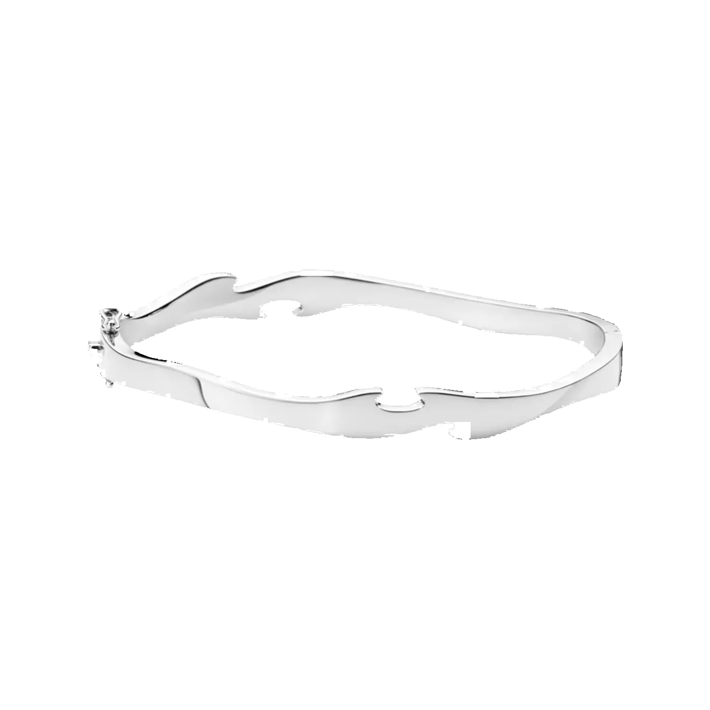 Georg Jensen Fusion 18ct White Gold Bangle sold by C.W. Sellors product image thumbnail 2