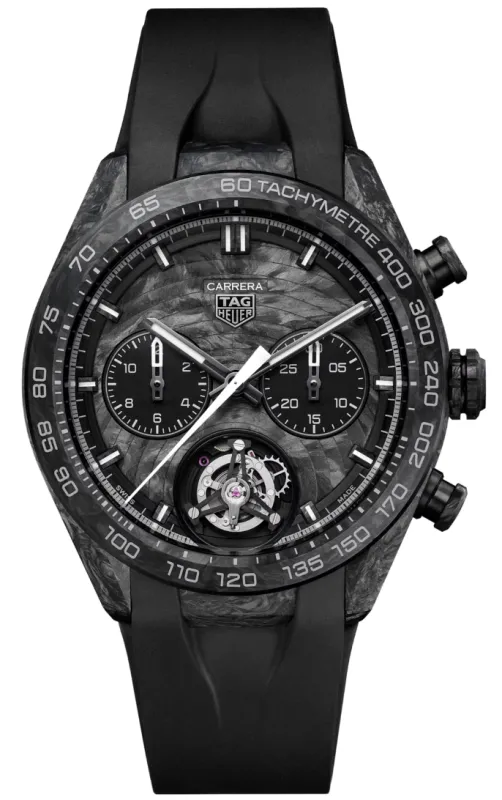 TAG Heuer Carrera Chronograph Tourbillon Extreme Sport TH-Carbonspring Limited Edition Watch made by Tag Heuer