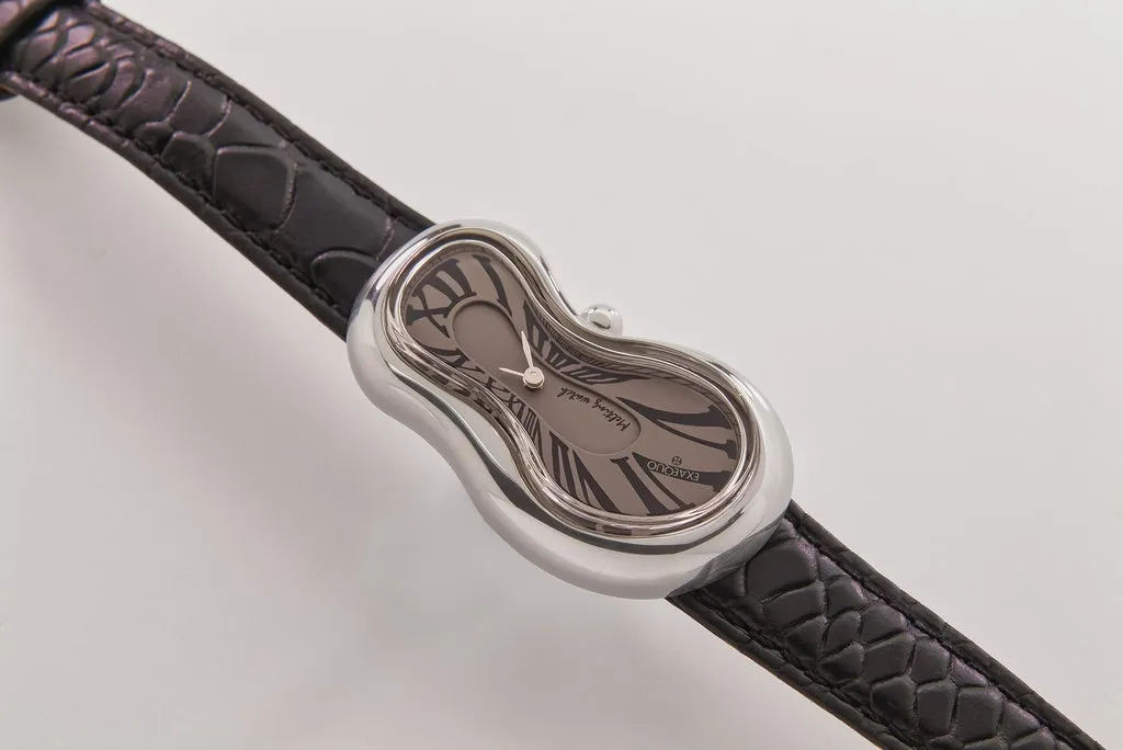 Exaequo Classic Melting SS Fume Dial Watch sold by C.W. Sellors product image thumbnail 2