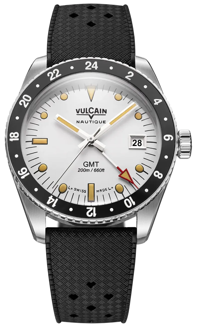 Vulcain Skindiver GMT Blanca Vintage Rubber Watch sold by C.W. Sellors