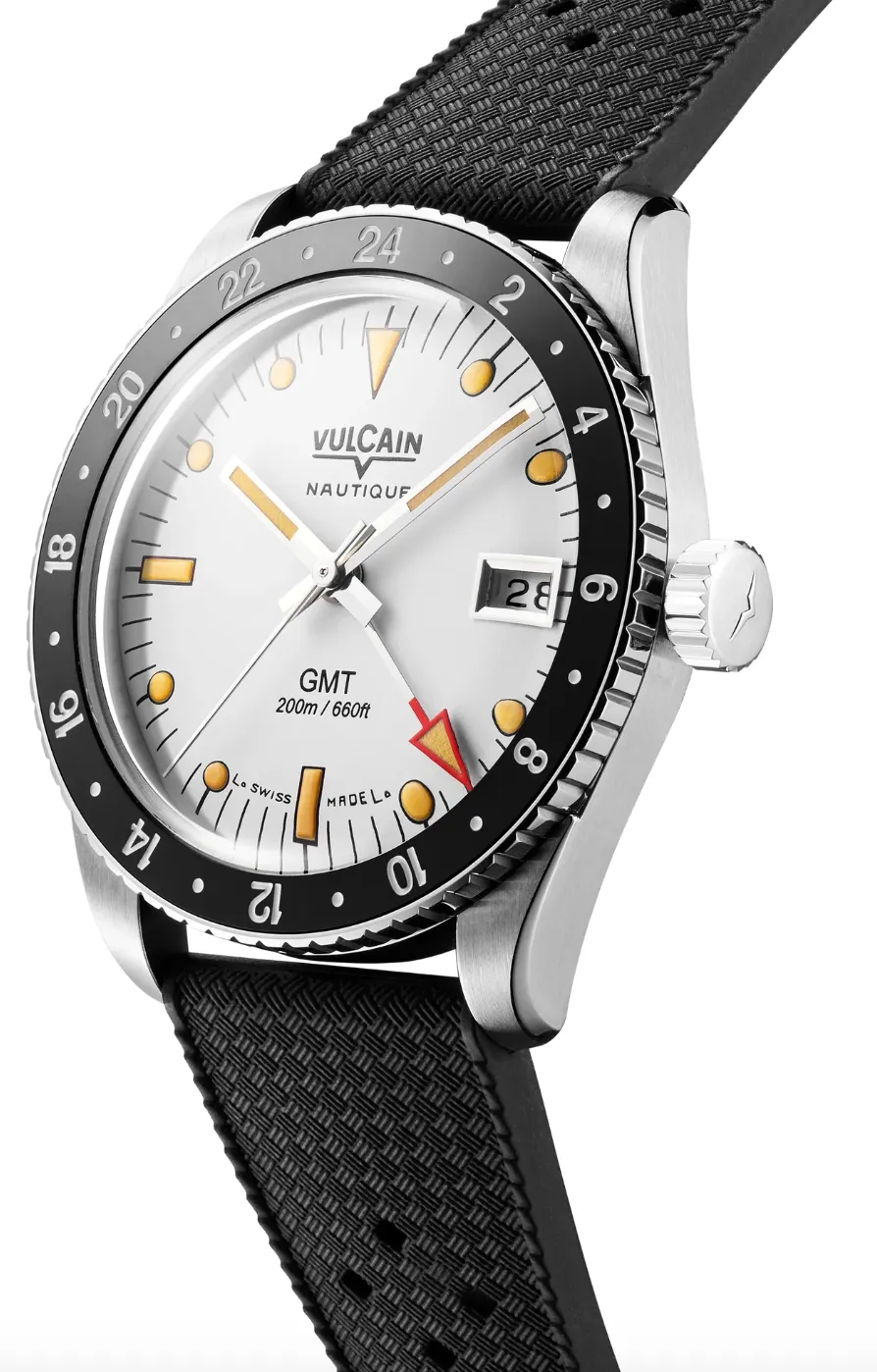 Vulcain Skindiver GMT Blanca Vintage Rubber Watch sold by C.W. Sellors product image thumbnail 3