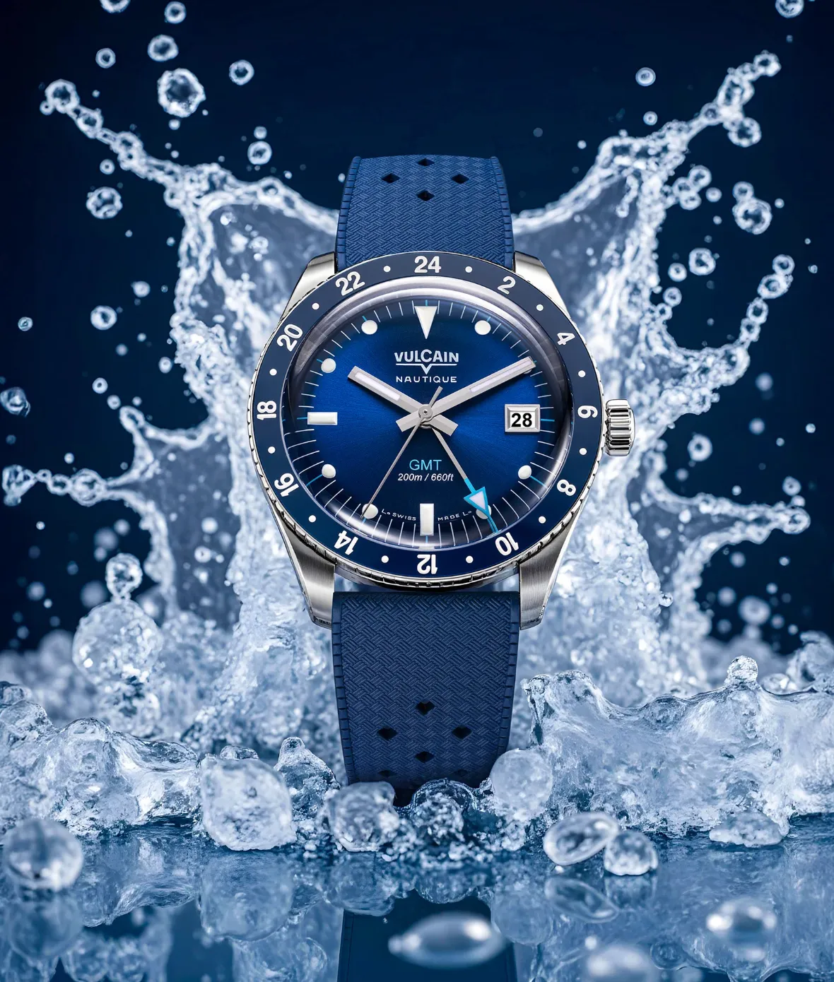 Vulcain Skindiver GMT Azul Limited Edition Watch sold by C.W. Sellors product image thumbnail 4