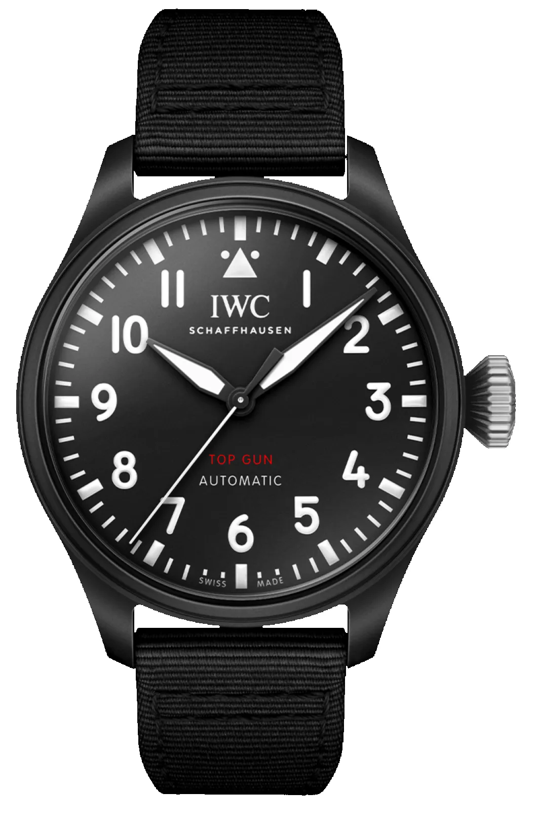 IWC Ex-Display Top Gun Big Pilots 43 Ceramic Green Strap Watch sold by C.W. Sellors product image thumbnail 3