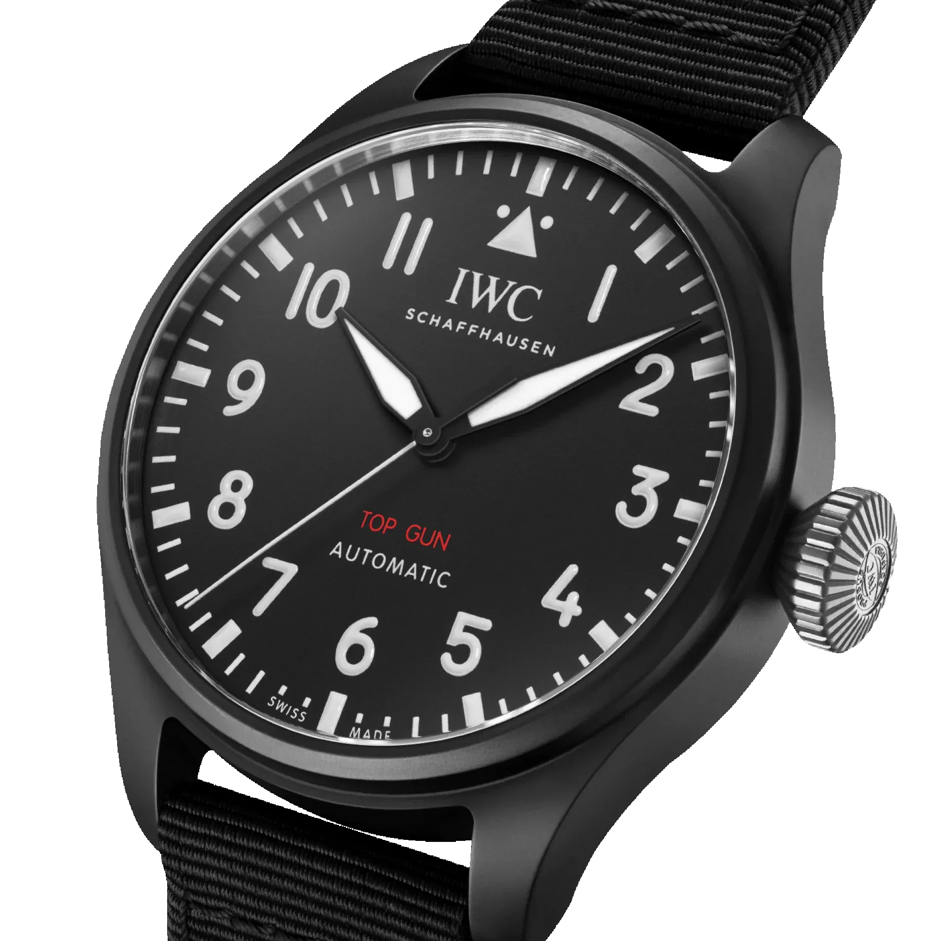 IWC Ex-Display Top Gun Big Pilots 43 Ceramic Green Strap Watch sold by C.W. Sellors product image thumbnail 4