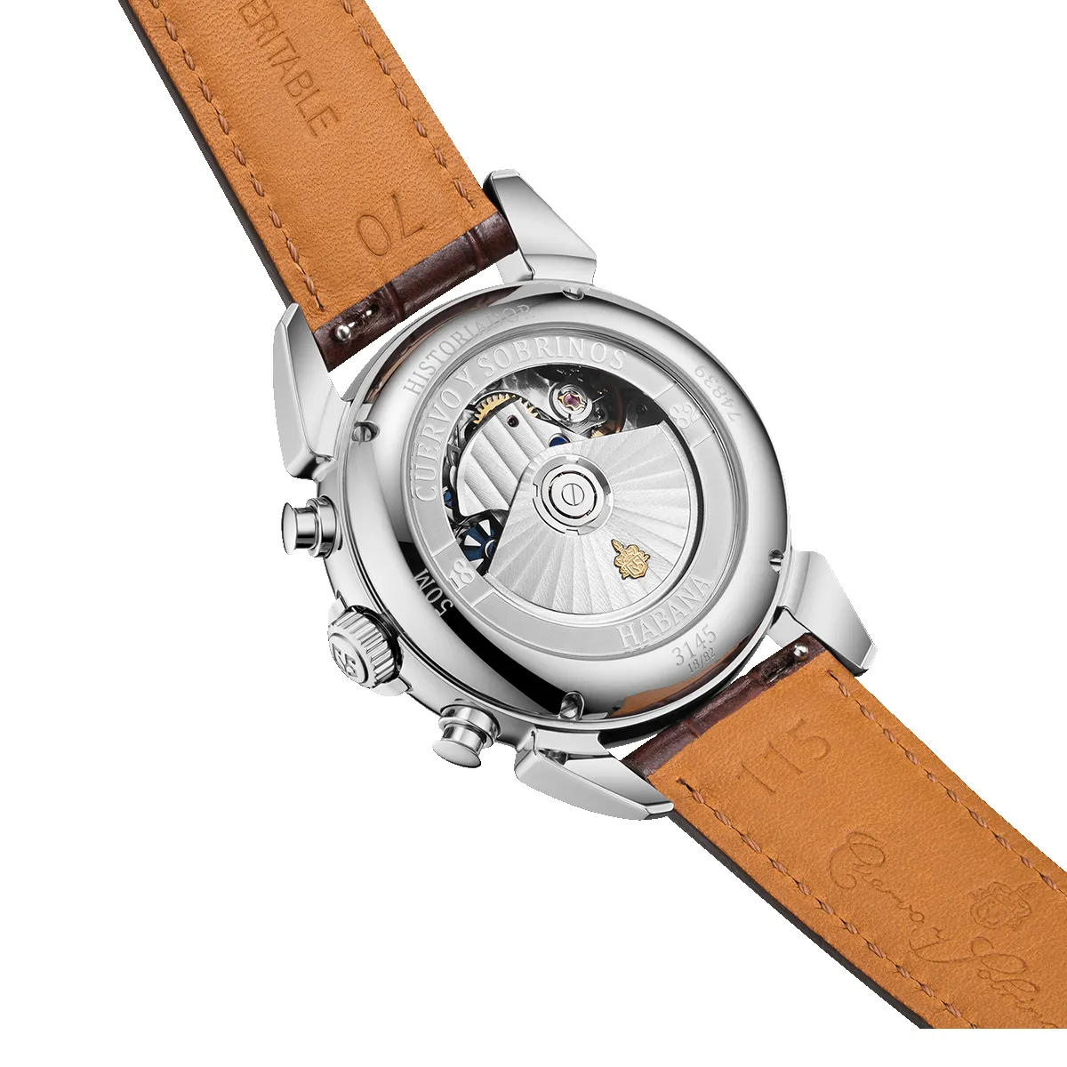 Cuervo y Sobrinos Chronograph Heritage Limited Edition Watch sold by C.W. Sellors product image thumbnail 2