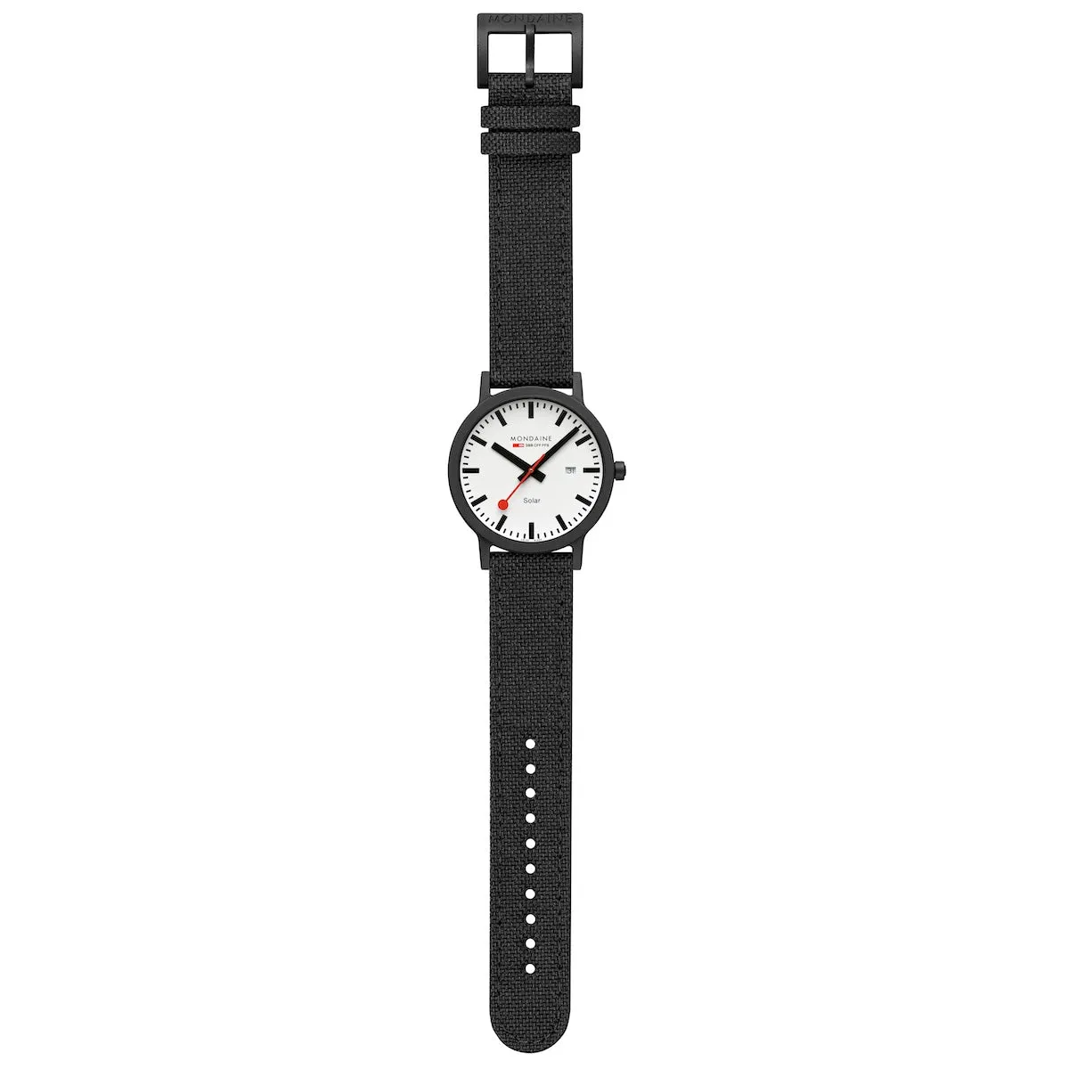 Mondaine Essence 41mm Black Watch sold by C.W. Sellors product image thumbnail 3