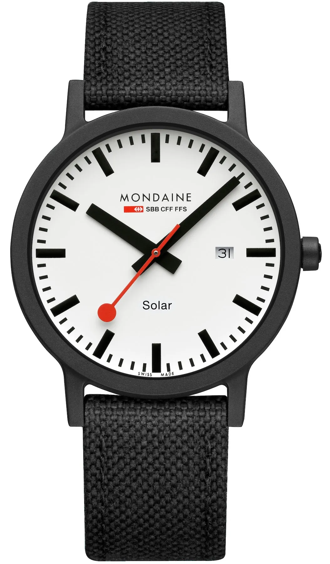 Mondaine Essence 41mm Black Watch sold by C.W. Sellors product image thumbnail 2