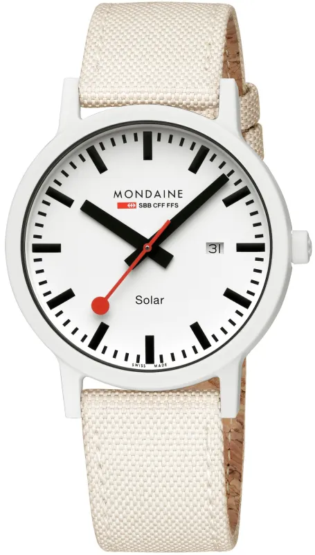 Mondaine Essence 41mm Off White Watch sold by C.W. Sellors