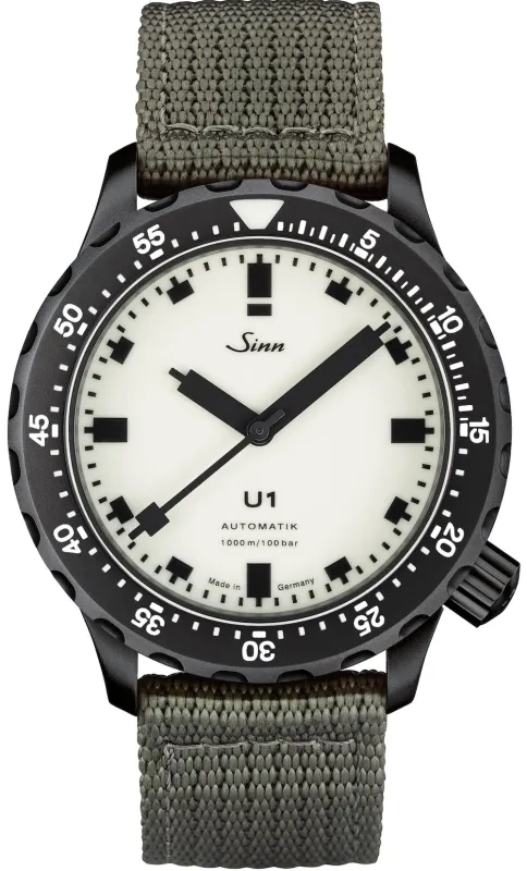 Sinn U1 S L Grey Canvas Limited Edition Watch sold by C.W. Sellors