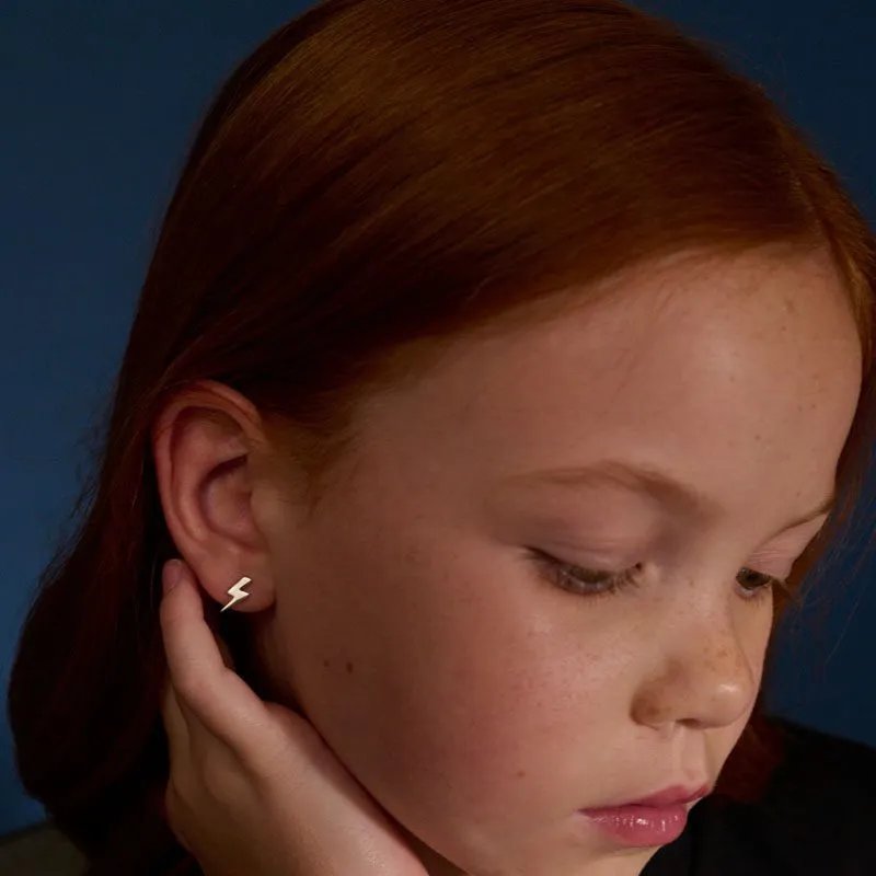 Little Star Sterling Silver Lightning Bolt Earrings D sold by C.W. Sellors product image thumbnail 2