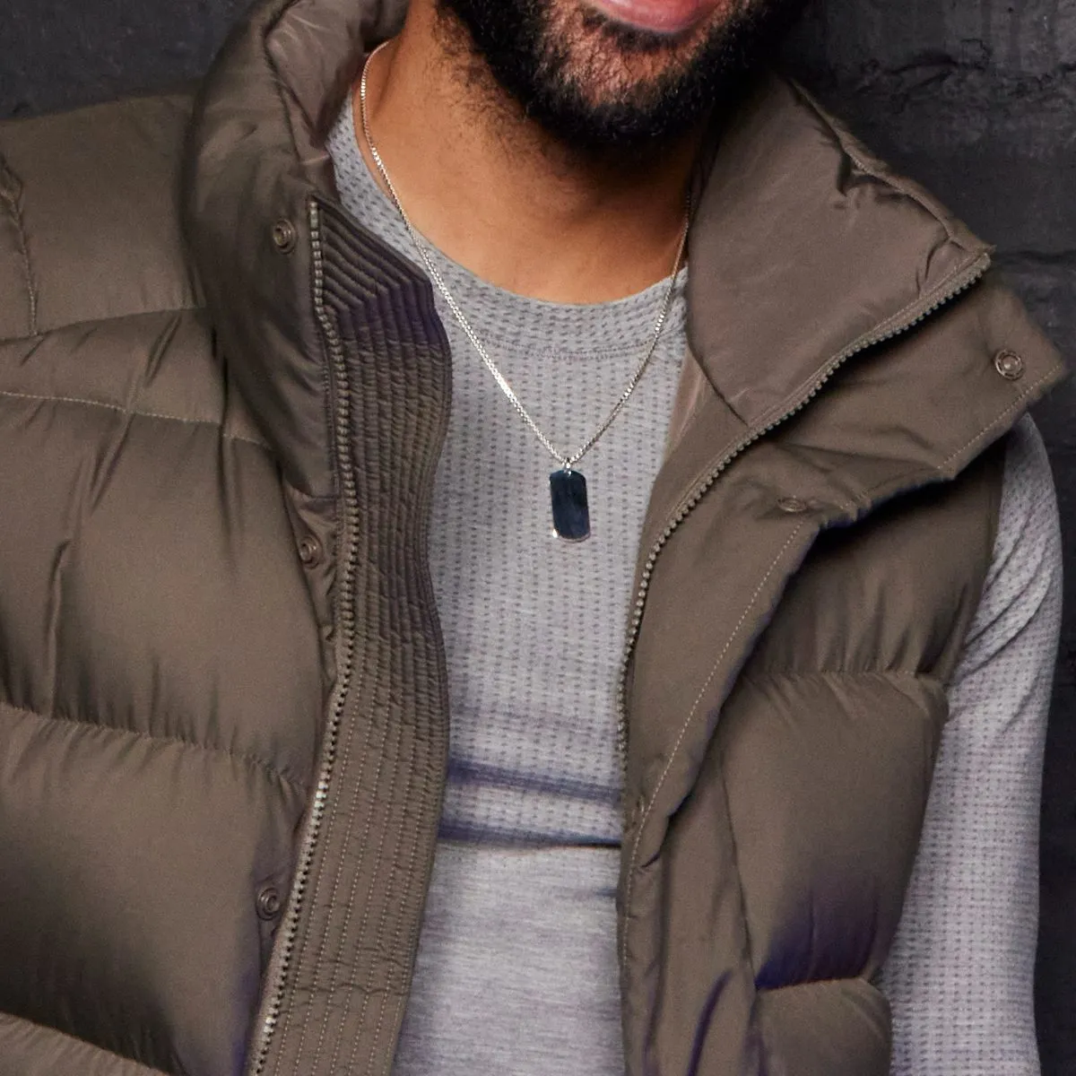 Little Star Otis Sterling Silver Mens Tag Necklace D sold by C.W. Sellors product image thumbnail 2