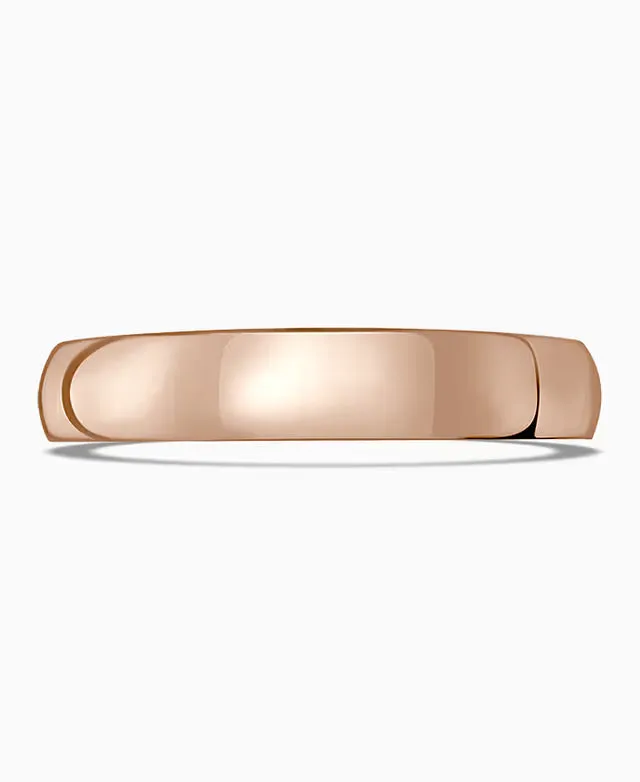 9ct Rose Gold 4mm Plain Wedding Band sold by C.W. Sellors product image thumbnail 2