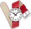Mondaine Evo2 35 mm Grape Leather Watch sold by C.W. Sellors