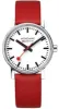 Mondaine Evo2 35 mm Grape Leather Watch sold by C.W. Sellors