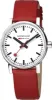 Mondaine Evo2 35 mm Grape Leather Watch sold by C.W. Sellors