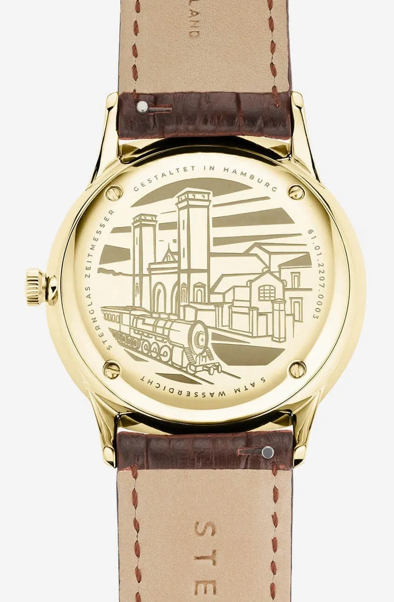 Sternglas Berlin Sepia Gold Watch sold by C.W. Sellors product image thumbnail 4