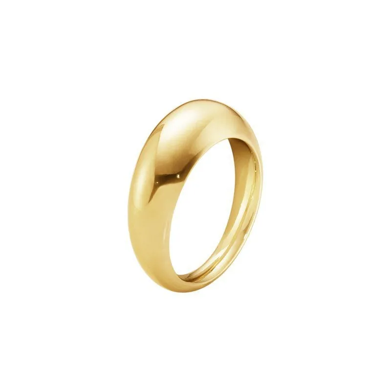 Georg Jensen Curve 18ct Yellow Gold Ring made by Georg Jensen