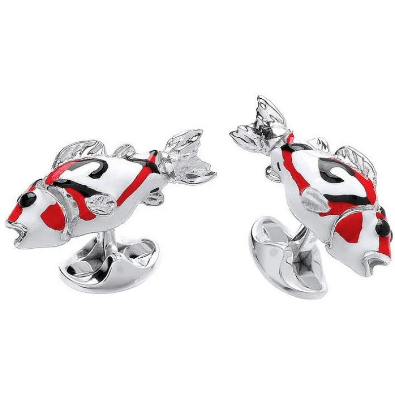 Deakin & Francis Cufflinks Koi Carp sold by C.W. Sellors