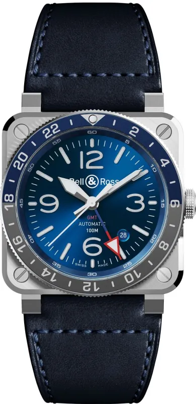 Bell & Ross BR 03 93 GMT Blue Watch sold by C.W. Sellors