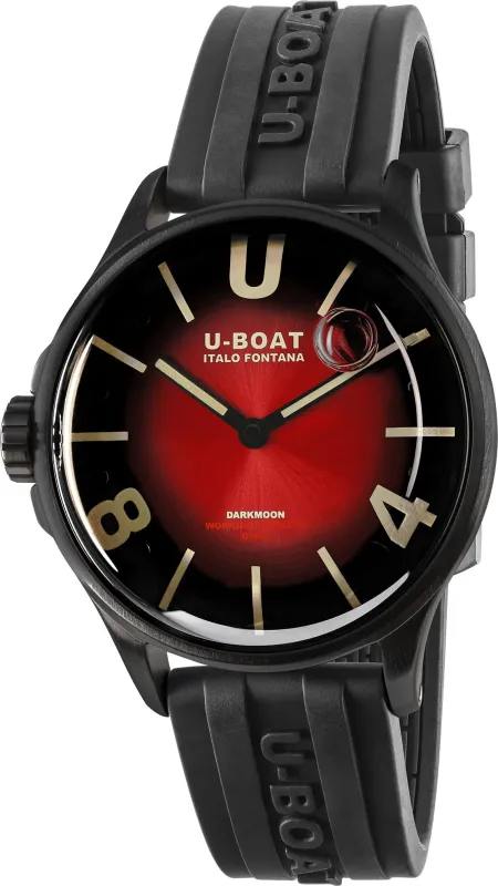 U-Boat Darkmoon 40mm Red PVD Soleil Watch D sold by C.W. Sellors