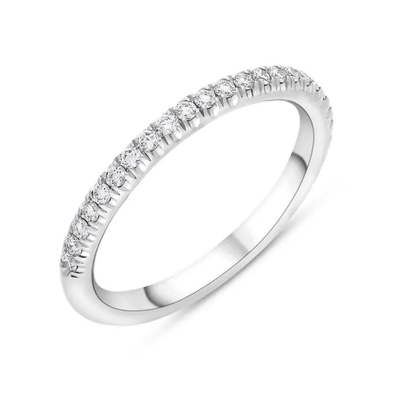 18ct White Gold 0.28ct Diamond Eternity Ring sold by C.W. Sellors