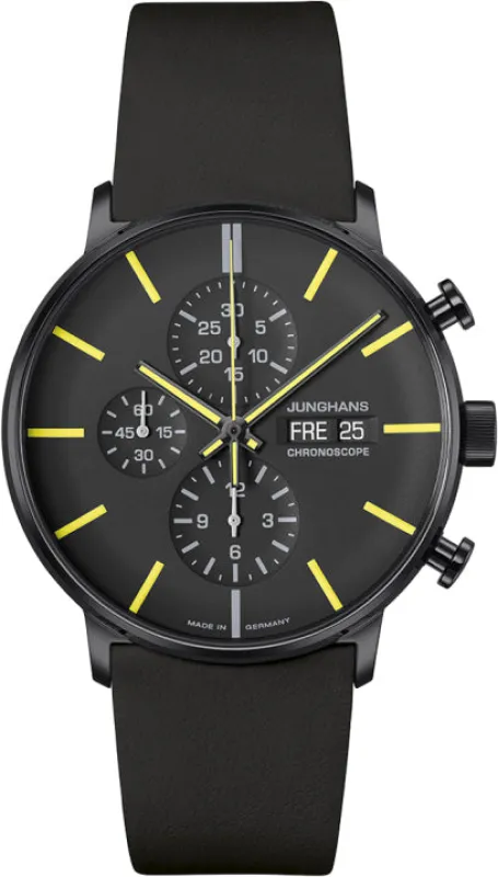 Junghans Form A Chronoscope Watch made by C.W. Sellors