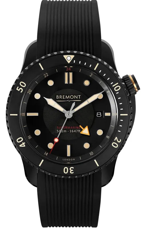 Bremont Supermarine S502 Jet Rubber Watch D sold by C.W. Sellors