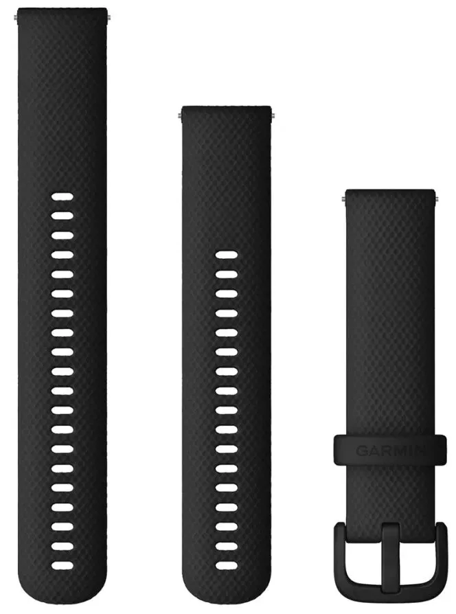 Garmin Strap Quick Release Bands 20mm Black sold by C.W. Sellors