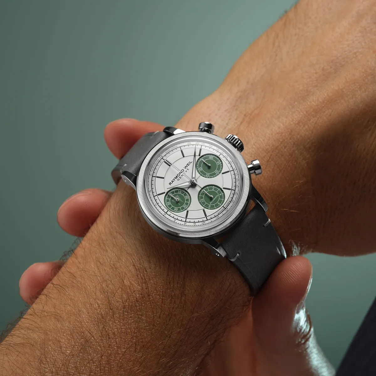 Raymond Weil Ex-Display Millesime Tri-Compax Chronograph Largo Winch Limited Edition Watch sold by C.W. Sellors product image thumbnail 5