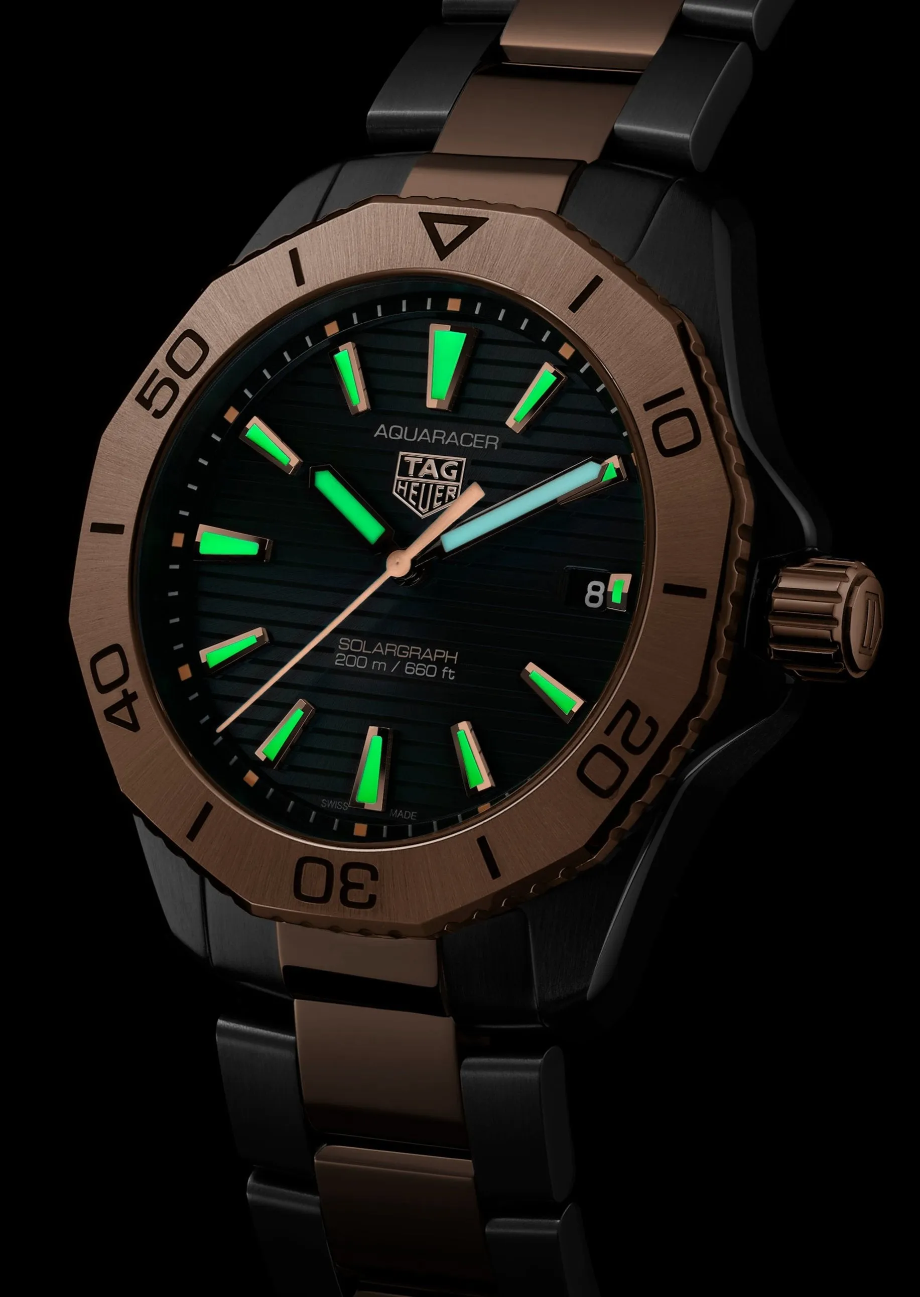 TAG Heuer Ex-Display Aquaracer Professional 200 Solargraph 40mm Watch sold by C.W. Sellors product image thumbnail 3
